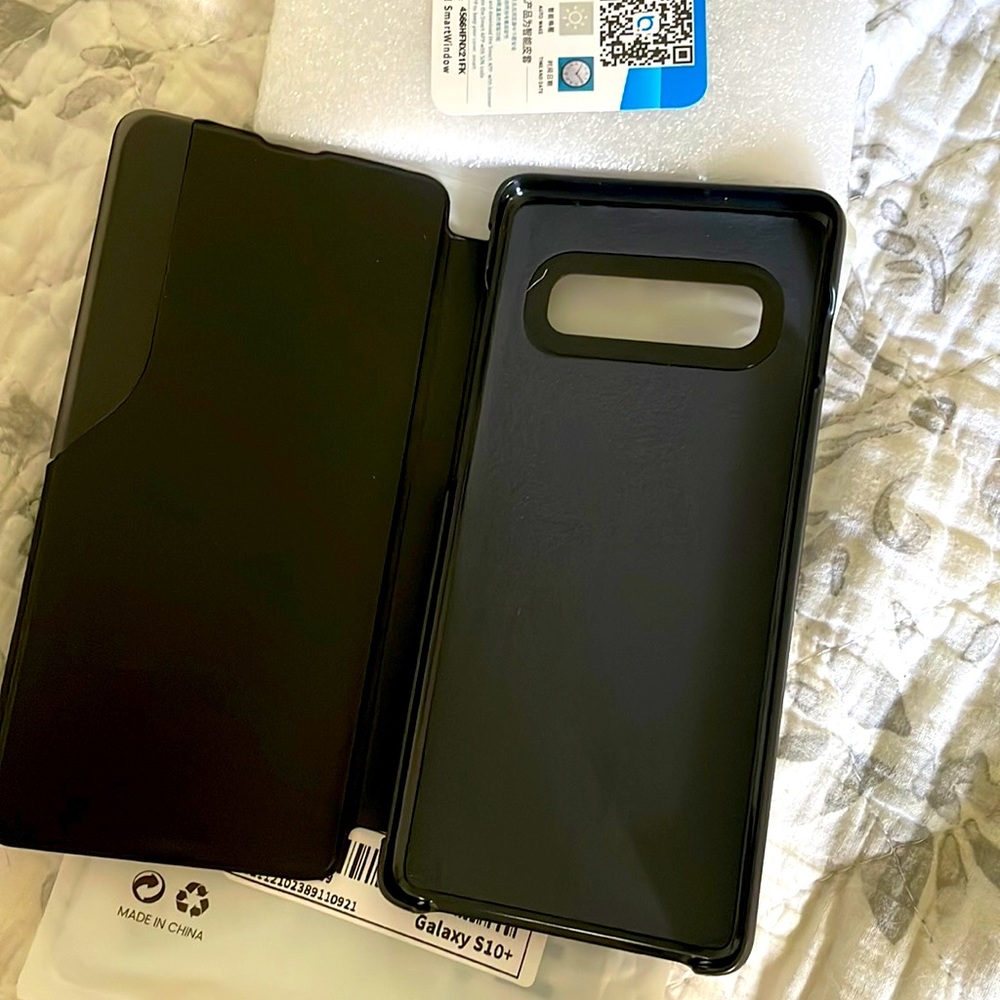 S10+ black phone case